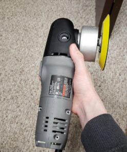 PORTER-CABLE Polisher, 6 Inch, 4.5 Amp, Speed Dial 2,500-6,800 OPM, 5” Counter Balance (7424XP),Gray Polisher Only 53 81kW4xflp2L