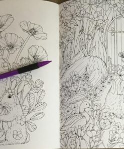 Mori ga kanaderu rhapsody. Rhapsody in the forest.(Coloring Book Japan Edition) 65 81kWfbquZsL