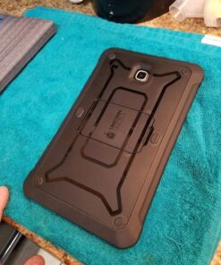 SUPCASE Unicorn Beetle Pro Series Case Designed for Galaxy Tab E 8.0, Full-body Hybrid Protective Case for with Screen Protector Galaxy Tab 8.0 Inch SM-T378/ SM-T375 / SM-T377 Tablet (Black) Black/Black 31 81kXbNoAxfL