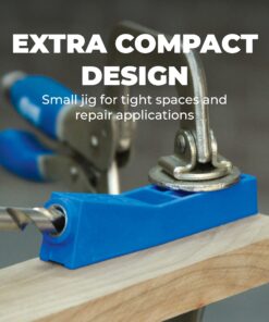Kreg MKJKIT Mini Jig Kit - Simple, Compact Kreg Pocket-Hole Jig - Create Strong Joints Without Glue - For Tight Spaces & Small Projects - Unlimited Material Thickness 25 81kapav3FVL