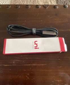 uni USB C to HDMI Cable for Home Office 6ft (4K@60Hz), USB Type C to HDMI Cable, Thunderbolt 4/3 Compatible with iPhone 15 Pro/Max, MacBook Pro/Air 2023, iPad Pro, Surface Book 2, Galaxy S23 Grey 1 45 81kbGCO0HL