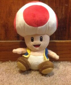 Nintendo Official Super Mario Toad Plush, 8" 24 81kbOCC9EhL