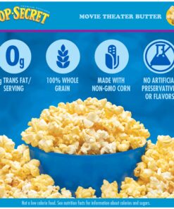 Alternative view of Pop Secret Microwave Popcorn, Movie Theater Butter Flavor, 3 Oz Sharing Bags, 30 Ct 3 Ounce (Pack of 30)