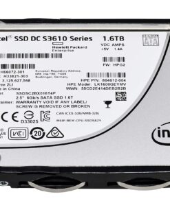 Alternative view of HPE 804631-B21 DC S3610 SSDSC2BX016T4P 1.6TB SATA 6G 2.5-Inch SFF Intel SSD in Gen8 Tray Compatible with HP Servers and Storage Systems Proliant Hot-Pluggable Enterprise Solid State Drive