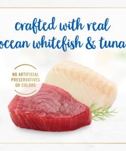 Purina Fancy Feast Classic Pate Ocean Whitefish and Tuna Feast Classic Grain Free Wet Cat Food Pate - (24) 3 oz. Cans Ocean Whitefish & Tuna 3 Ounce (Pack of 24) 16 81kfto2hskL