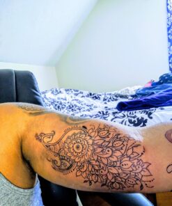 Dragonhawk Traditional Pro Complete Tattoo Kit - Two Machines Gun Easy Use Color Ink Power Supplies Disposable Needles Grips Great for Beginners & Starter Tattoo Aritsts 11-85 56 81kfw3Mh7eL 1