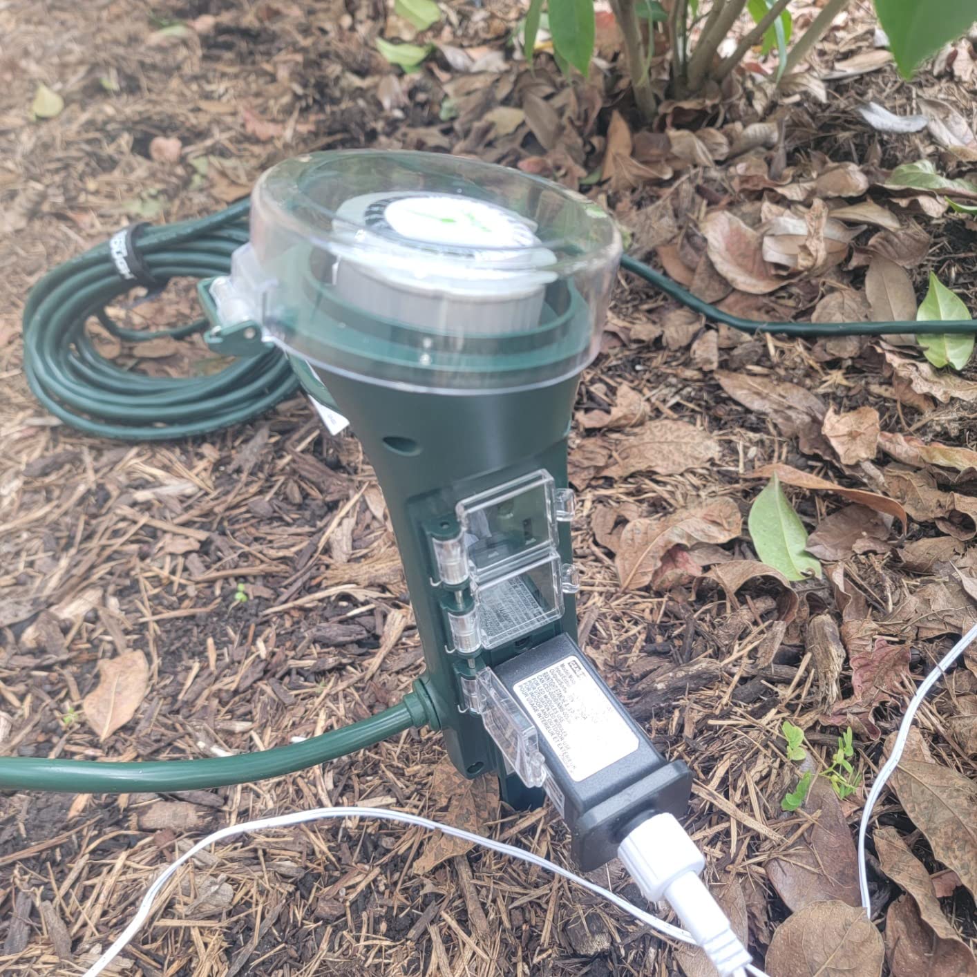 BN-LINK Outdoor Power Strip with Programmable Mechanical Timer and Yard Stake, 6 Grounded Outlets - 6 ft Cord, Weatherproof for Outdoor Lamps Lights Ponds Christmas Lights 1875W/15A ETL Listed Dial 13 BN-LINK Outdoor Power Strip with Programmable Mechanical Timer and Yard Stake, 6 Grounded Outlets - 6 ft Cord, Weatherproof for Outdoor Lamps Lights Ponds Christmas Lights 1875W/15A ETL Listed Dial - Image 13