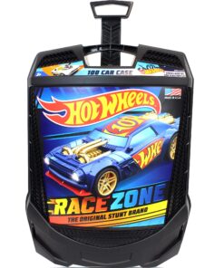 Hot Wheels 100-Car, Rolling Storage Case with Retractable Handle, Model:20135 100 Car 23 81kh6yw8fIS