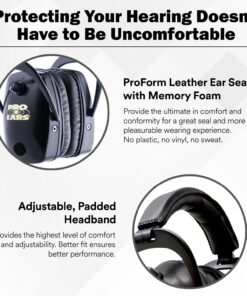 Pro Ears - Ultra Pro - Hearing Protection - NRR 30 - Shooting Range Ear Muffs Black 9 81kh9PrlGqL