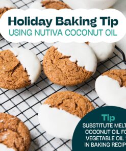 Alternative view of Nutiva Organic Coconut Oil 78 fl oz, Cold-Pressed, Unrefined Cooking Oil, Natural Hair Oil, Skin Oil, Massage Oil and, Non-GMO, USDA Organic, Extra Virgin Coconut Oil (Aceite de Coco) 78 Fl Oz (Pack of 1)