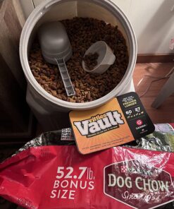 Gamma2 Vittles Vault Stackable Dog Food Storage Container, Up to 60 Pounds Dry Pet Food Storage, Made in USA 63 81khbw5QU4L