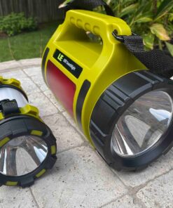 LE Rechargeable LED Camping Lantern, 1000LM, 5 Light Modes, Power Bank, IPX4 Waterproof, Lantern Flashlight for Hurricane Emergency, Hiking, Home and More, USB Cable Included 69 81ki6Qk3qGL