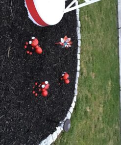 Smarty Gadgets - Metal Garden Art Decoration, Steel Red Ant Figurine with Solar Powered LED Lights for Yard, Patio, Lawn and Garden Decor and Ornament, Outdoor and Indoor Statue, 11" X 10" 40 81kihf2L XL