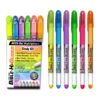 G.T. Luscombe Company, Inc. Accu-Gel Bible-Hi-Glider Bible Study Set | No Bleed Solid Gel Highlighter | No Smearing or Fading | Long Lasting Bright Translucent Colors (Set of 6) 1-Set Set of 6