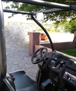 Rear View Mirror UTV Accessories - Mirrors Best for Wide Angle Center or Side-by-Side Off Road Clear-View - High Impact ABS Housing & Universal Roll Cage Bar Mounts with Shatter-Proof Tempered Glass Center Rear View 31 81kiypBWwlL