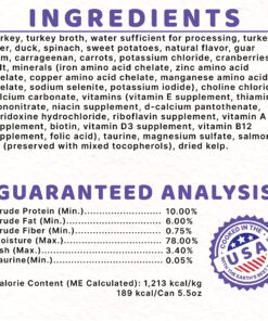 Halo Indoor Wet Cat Food, Grain Free, Turkey & Duck 5.5 Oz Can (Pack of 12) 15 81kjnZJ6AWL