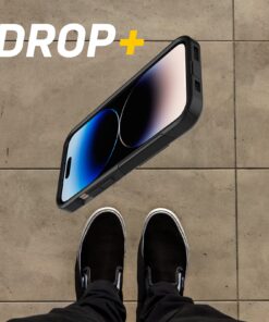 OtterBox iPhone 14 Pro Commuter Series Case - BLACK , slim & tough, pocket-friendly, with port protection 9 81klqffCIBL