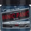 MANIC PANIC Mermaid Hair Dye - Classic High Voltage - Semi Permanent Hair Color - Neon, Cool Ocean Blue, Slightly Green Undertones - Glows In Blacklight - Vegan, PPD & Ammonia-Free - For Coloring Hair 9 81kn13HBCfL