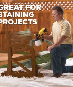 Wagner Spraytech 0417005 HVLP Control Spray Stain Sprayer, Ideal for Staining and Sealing Decks, Fences, and Lattice Painter 20 81knorzvxqL