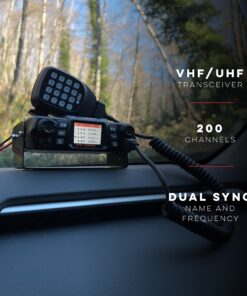 Alternative view of BTECH UV-50X2 (Second Gen.) Mobile 50 Watt Dual Band Base, Mobile Radio: VHF, UHF Amateur (Ham)