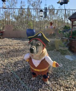 NACOCO Pet Dog Costume Pirates of The Caribbean Style (Large) L Brown 32 81kpR01JXFL