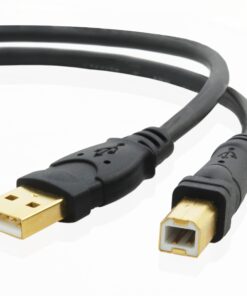 Mediabridge™ USB 2.0 - A Male to B Male Cable (10 Feet) - High-Speed with Gold-Plated Connectors - Black - (Part# 30-001-10B) 10 Feet 10 81kqxsPFliL