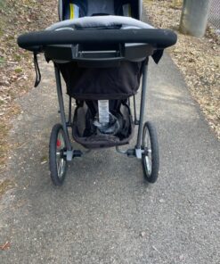 Graco FastAction Fold Jogger Travel System | Includes the FastAction Fold Jogging Stroller and SnugRide 35 Infant Car Seat, Gotham 56 81kr6ZyIgJL