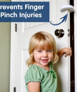 Alternative view of Wittle Door Pinch Guard - 4pk. Baby Proofing Doors Made Easy with Soft Yet Durable Foam Door Stopper. Prevents Finger Pinch Injuries, Slamming Doors, and Child or Pet from Getting Locked in Room 4 Pack