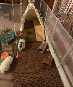 iPrimioJUMBO SIZE Cat Litter Trapper - EZ Clean (Brown/Tan) - 32 inches by 30 inches / Super BIG. Exclusive Water Proof Layer and Puppy Pad Option. Patent Pending. 32x30 - Brown 32 81ktdPah0UL