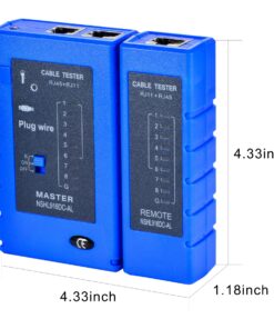 Optimal Shop Network Cable Tester Test Tool RJ45 RJ11 RJ12 CAT5 CAT6 UTP USB LAN Wire Ethernet 11 81ktkWukxL