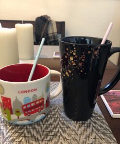 Gohh Long Handle Spoons 7.2 Inch: Latte Machiatto, Tall Iced Tea, Ice Cream Sundae, Coffee, Tea, Cocktail or Hot Chocolat Stirring Longdrink Spoons, Set of 6 Green, Blue, Pink 29 81ktnk0H bL