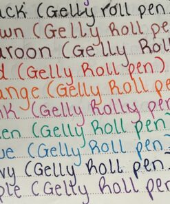 SAKURA Gelly Roll Gel Pens - Medium Point Ink Pen for Journaling, Art, or Drawing - Assorted Colored Ink - 10 Pack 10 Count (Pack of 1) 31 81kv 5YEHqL