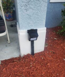 Luposwiten Solar Outdoor Lights Waterproof - Super Bright Motion Sensor Outdoor Lights Easy to Install Solar Lights for Outside, Front Door, Yard, Garage, Garden, Patio, Deck (4 Pack) 41 81kvqSgrsWL