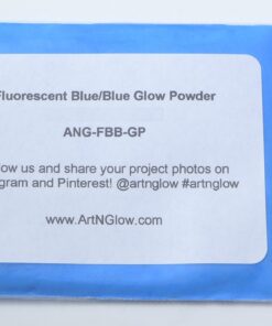 Glow in The Dark Pigment Powder - Neutral and Fluorescent Color for Art Painting, Fine Art, Nail Art Paint, and DIY Crafts - Non-Toxic, Long Lasting 10+ Color Options - Fluorescent Blue - (60 Grams) 60 Grams 33 81kxZUm1ryL