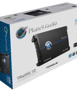 Planet Audio TR4000.1D Class D Car Amplifier - 4000 Watts, 1 Ohm Stable, Digital, Monoblock, Mosfet Power Supply, Great for Subwoofers 4000 Watt Monoblock 23 81kyETpeQ5L