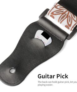 Dulphee Guitar Picks, Ukulele Picks White Sushi Rice Balls Pattern Guitar Picks Classical Triangle 0.96mm Heavy Guitar Plectrums 12 Pack for Bass, Acoustic & Electric Guitars White Rice Ball 12 pack 25 81kzkN59jdL