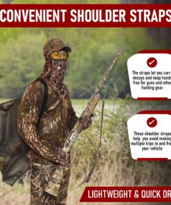 DecoyPro Mesh Decoy Bags - Hunting Equipment to Protect Turkey, Goose & Duck Decoys - 2 Decoy Bag Bundle - Fits Up to 2 Dozen Decoys 19 81l wF3avEL