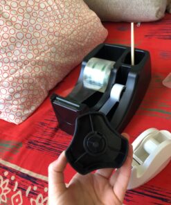 Officemate Heavy Duty Weighted 2-in-1 Tape Dispenser, Recycled,Black (96660) 35 81l02L36EEL