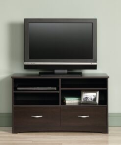 Alternative view of Sauder Beginnings TV Stand with Drawers, For TV's up to 46", Cinnamon Cherry finish