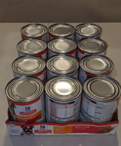 Hill's Science Diet Wet Dog Food, Adult, Light for Healthy Weight & Weight Management, 13 oz. Cans, 12-Pack 40 81l09v28nML