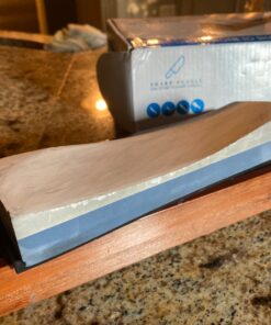 Sharp Pebble Premium Whetstone Knife Sharpening Stone 2 Side Grit 1000/6000 Waterstone- Whetstone Knife Sharpener- NonSlip Bamboo Base & Angle Guide 39 81l1RwRoqpL