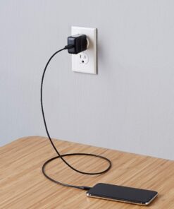 Amazon Basics 12W One-Port USB-A Wall Charger (2.4A) for Phones (iPhone 15/14/13/12/11/X, Samsung, and more), non-PPS, Black One Port 23 81l2jMnAr2L