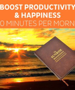 SaltWrap Sunrise Manifesto: Daily Morning Guided Journal for Gratitude, Mindfulness, Wellness, Self Care for Women & Men – 5 Minute Reflection Journal 31 81l2juWguZL