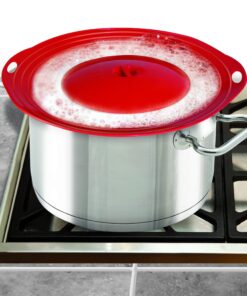 1 X Boil Over Safeguard - Silicone Lid Stops Pots and Pans from Messy Spillovers 24 81l3Jar3dPL