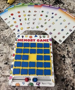 Melissa & Doug Flip to Win Travel Memory Game - Wooden Board, 7 Double-Sided Cards Games, Road Trip Essentials For Kids, Hangman Toddlers And Kids 5+ 59 81l3ewOWfWL 2