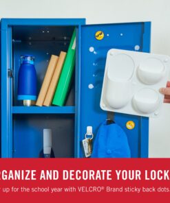 VELCRO Brand Dots with Adhesive Black | 200 Pk | 3/4" Circles | Sticky Back Round Hook and Loop Closures for Organizing, Arts and Crafts, School Projects 200Pk Coins 10 81l3hOxwEL