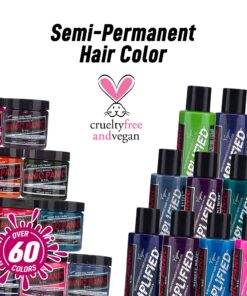 MANIC PANIC Electric Amethyst Purple Hair Dye - Classic High Voltage - Semi Permanent Bright Purple Hair Color With Violet And Blue Undertones - Vegan, PPD & Ammonia Free (4oz) 4 Fl Oz (Pack of 1) 31 81l4VYlCYpL 6