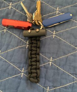 620 LB SurvivorCord Hank, Paracord 550 Type III, Military Grade, Heavy Duty Paracord with 3 Survival Strands, Cordage for Camping, with Survival Firestarter. Black (100 Ft) 100 Feet 45 81l4gO6pNxL