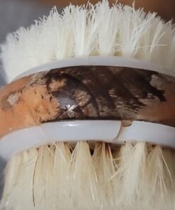 Vive Back Scrubber Brush for Shower - for Dry or Wet Body Brushing - Long Handle - Cleaning Lymphatic Drainage Handled Washer for Men, Women - Showering Bathing Exfoliator with Soft & Stiff Bristles Light Wood 33 81l4wjMj8uL