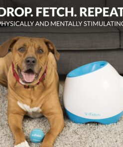 Alternative view of iFetch Too (Large) Interactive Ball Thrower for Dogs- Launches Standard Tennis Balls